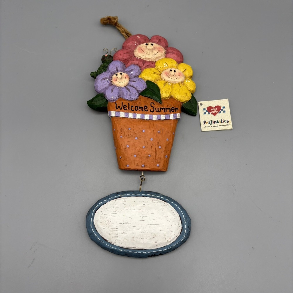 Eddie Walker Perjinkities Welcome Summer‎ Hanging Plaque